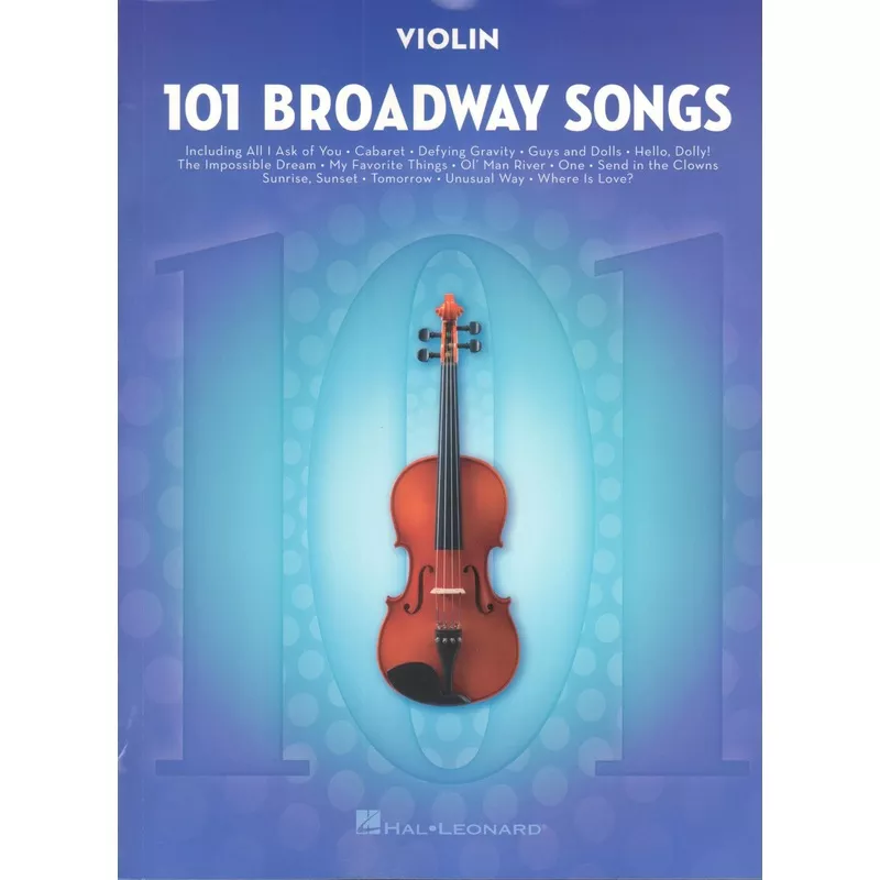 101-broadway-songs-violin 101 Broadway Songs for Violin