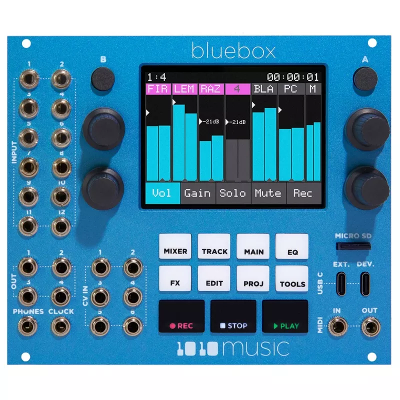 1010 MUSIC BLUEBOX EURORACK EDITION COMPACT MIXER RECORDER