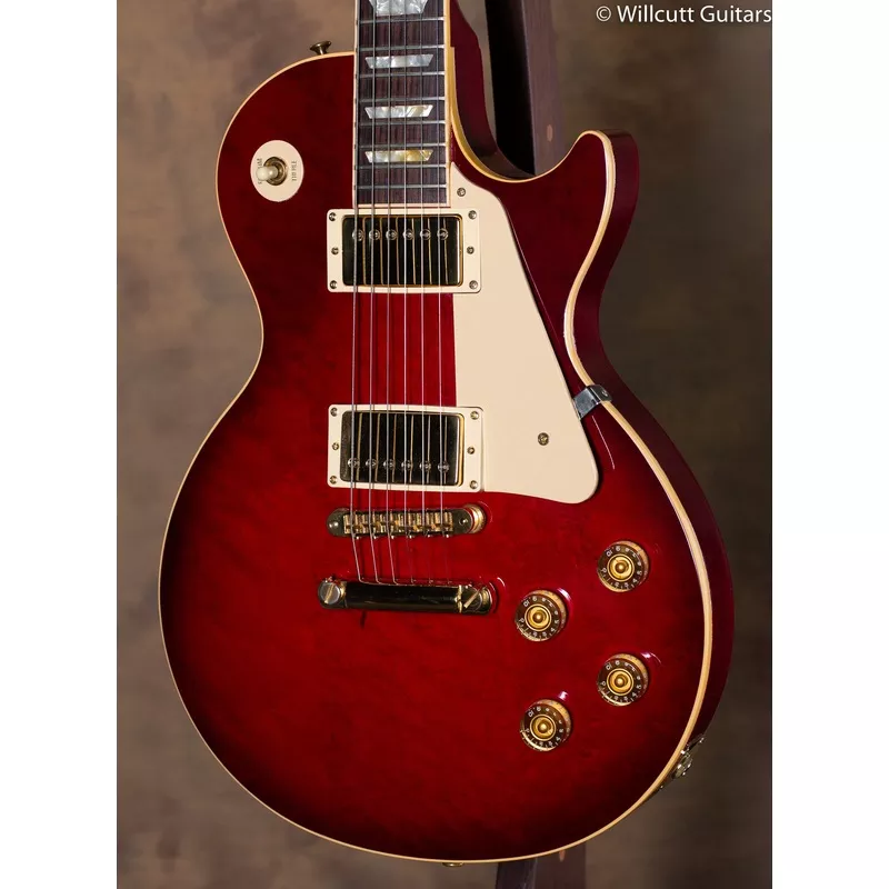 1993-gibson-custom-shop-les-paul-standard-dark-wineburst 1993 Gibson Custom Shop Les Paul Standard Dark Wineburst