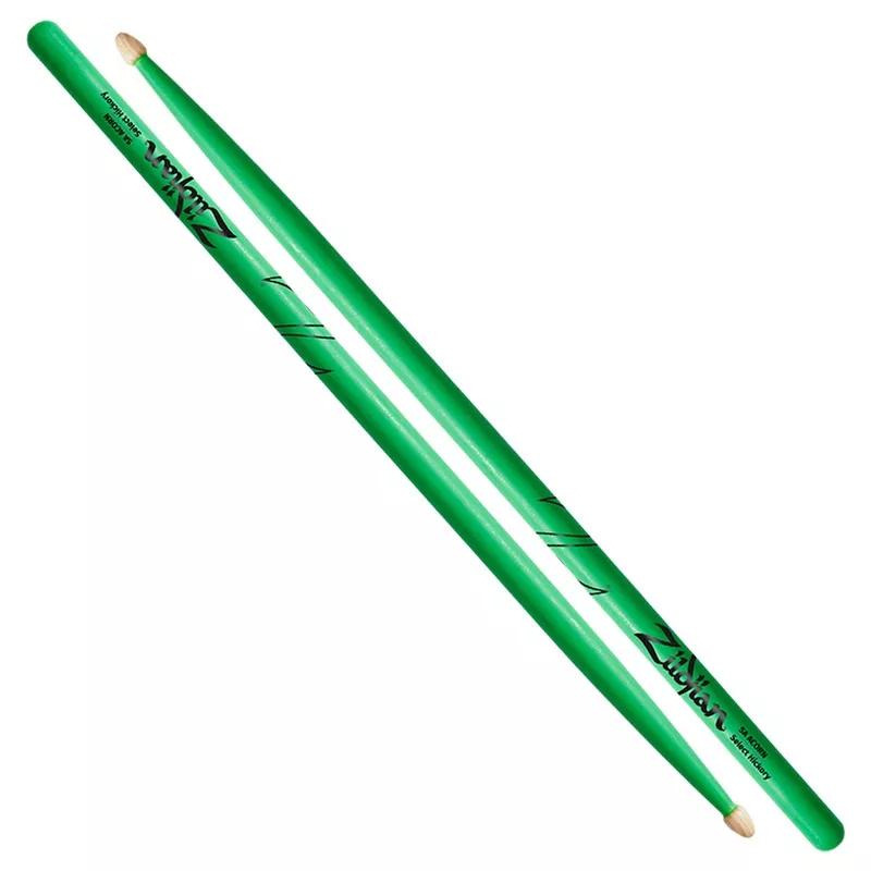 5a-acorn-neon-green-drumsticks 5A Acorn Neon Green Drumsticks