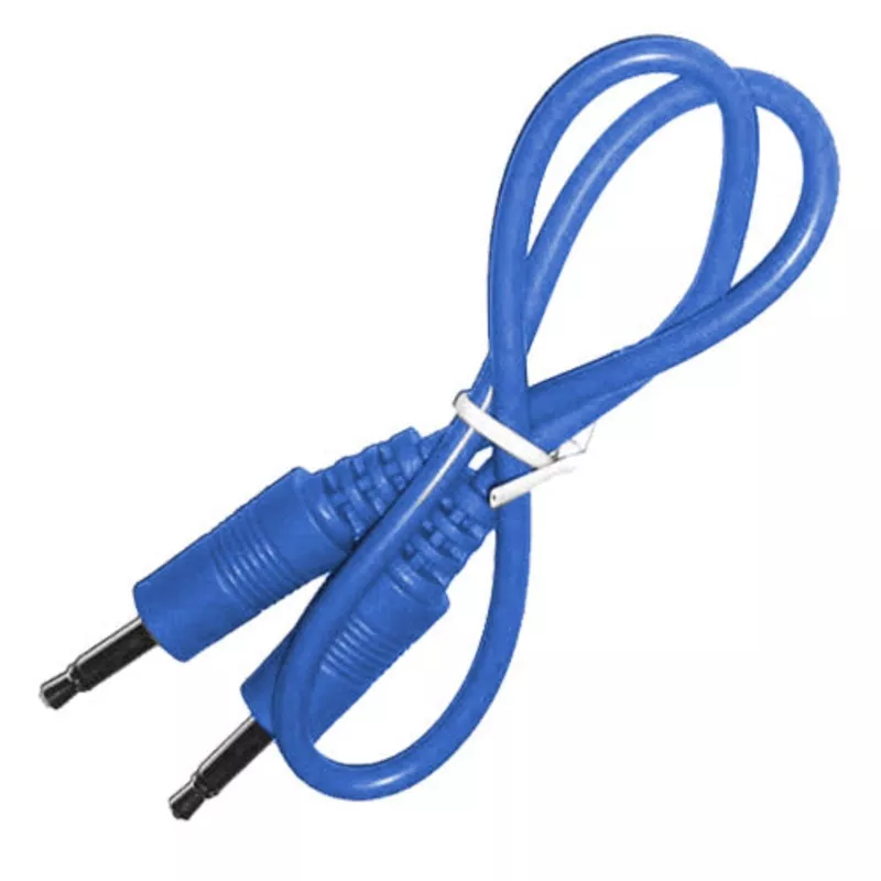Ad Infinitum 3.5mm Color Patch Cable – Blue – 12″