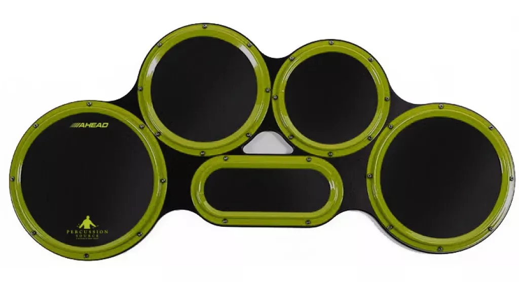 ahead-ahctpbg-percussion-source-black-green-tenor-practice-pad Ahead AHCTPBG Percussion Source Black/Green Tenor Practice Pad