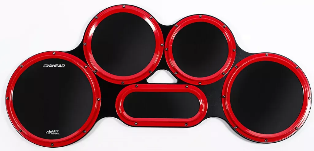 ahead-ahctpbk-chavez-arsenal-black-red-tenor-practice-pad Ahead AHCTPBK Chavez Arsenal Black/Red Tenor Practice Pad