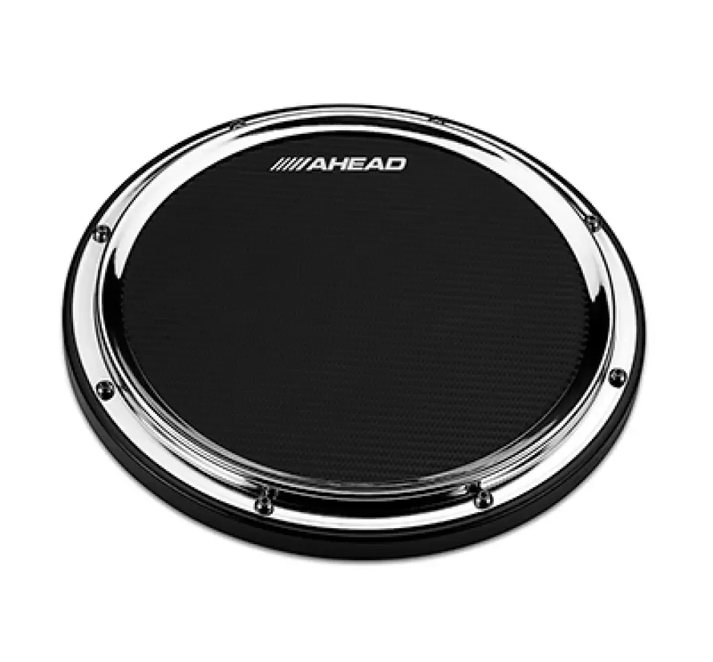 ahead-ahshp10ch-10-chrome-black-s-hoop-practice-pad Ahead AHSHP10CH 10" Chrome/Black S-Hoop Practice Pad