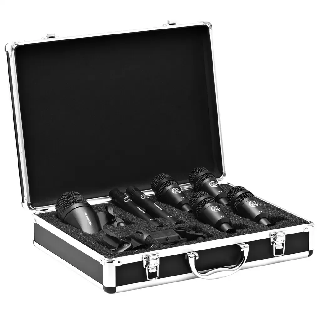 akg-drum-set-session-i-microphone-pack-set-7-with-case AKG Drum Set Session I Microphone Pack, Set of 7 with Case