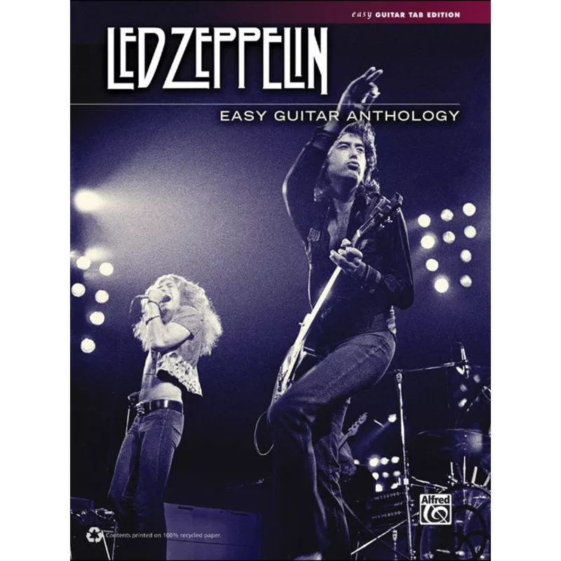 Alfred Music Led Zeppelin: Easy Guitar Anthology – Easy Guitar Book