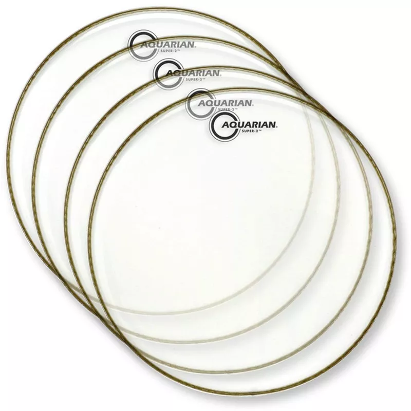 aquarian-18-super-2-clear-batter-head-4-pack-bundle Aquarian 18″ Super 2 Clear Batter Head (4 Pack Bundle)