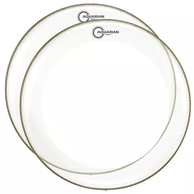 aquarian-26-force-i-clear-bass-drum-batter-head-2-pack-bundle Aquarian 26″ Force I Clear Bass Drum Batter Head (2 Pack Bundle)