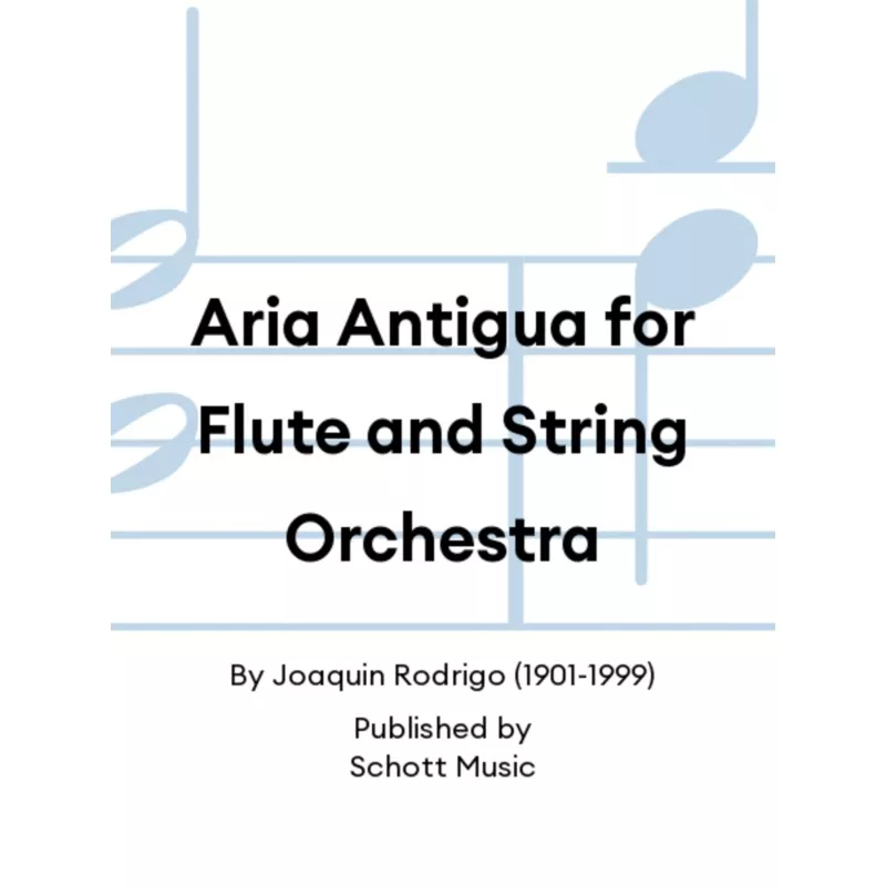 Aria Antigua (Flute and Piano)