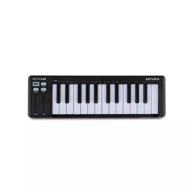 arturia-microlab-mk3-midi-keyboard-white ARTURIA MICROLAB MK3 MIDI KEYBOARD WHITE