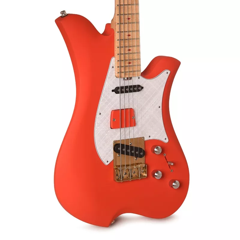 Bacci Leonardo Officina Baritone Tuscan Red w/Figured Maple Neck
