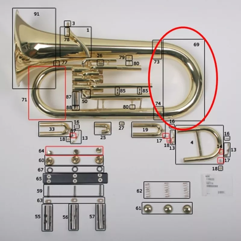 Bach/Conn/King Euphonium Bow
