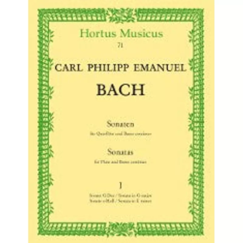 Bach, CPE :: Sonaten [Sonatas] Book 1