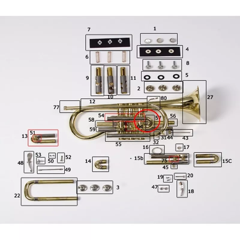 Bach Models 181/184 Cornet Return Crook