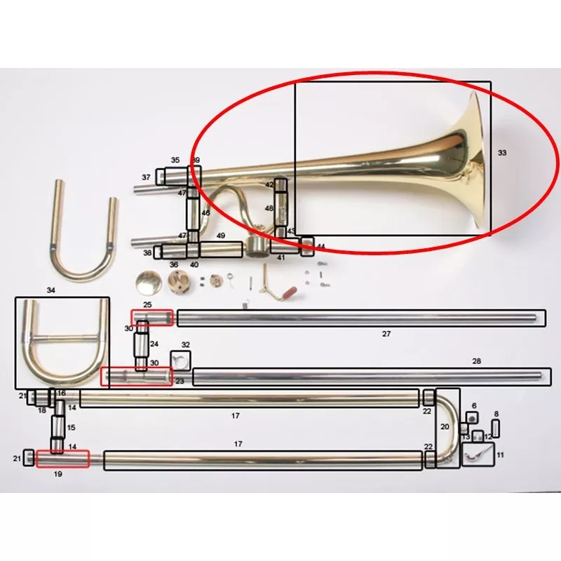 bach-stradivarius-model-42-tenor-trombone-gold-brass-bell Bach Stradivarius Model 42 Tenor Trombone Gold Brass Bell