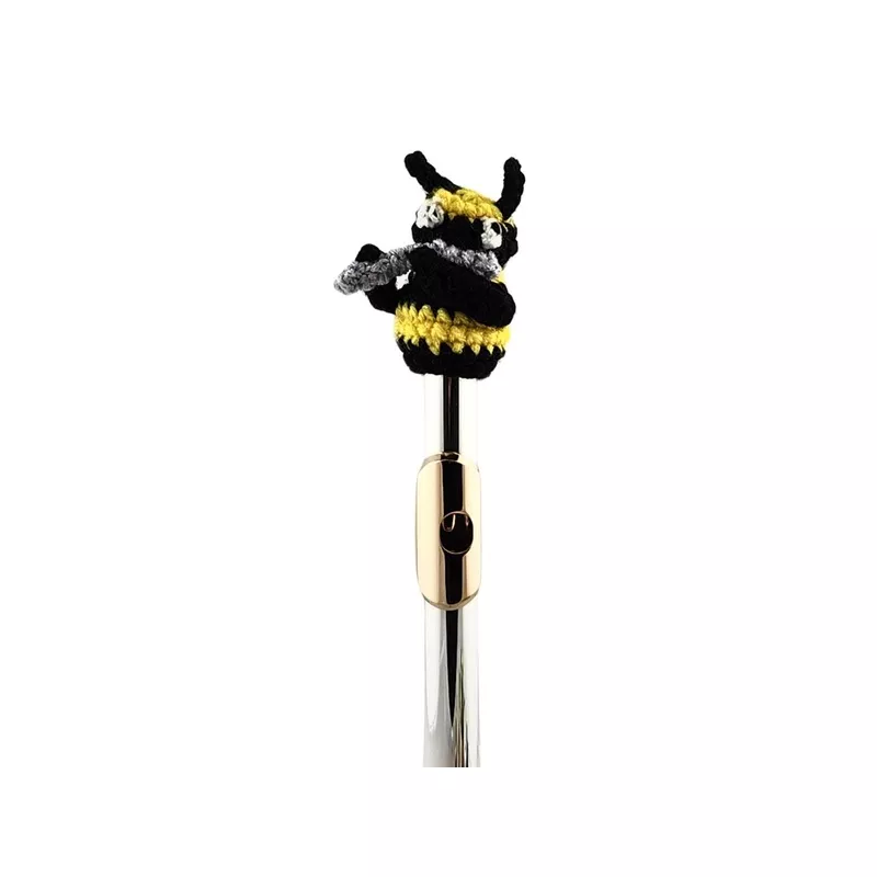 bee-with-flute-hat-c-flute Bee with Flute Hat for C flute