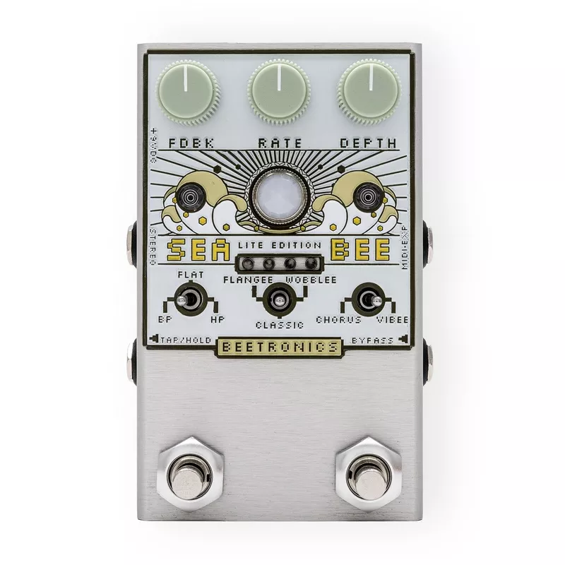 Beetronics Seabee Lite Edition Cream Harmochorus Pedal