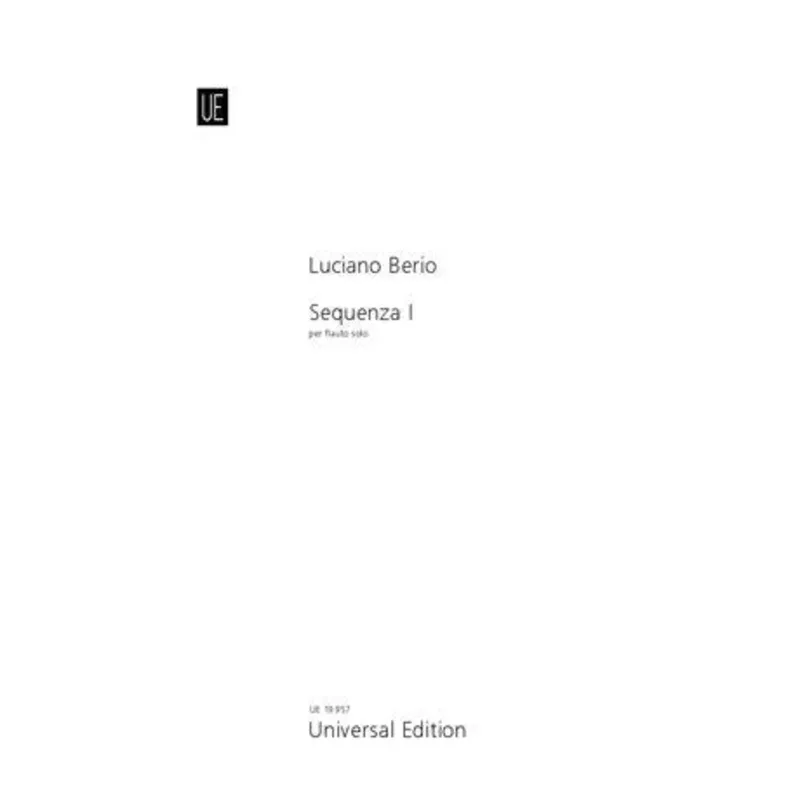 Berio, L :: Sequenza I