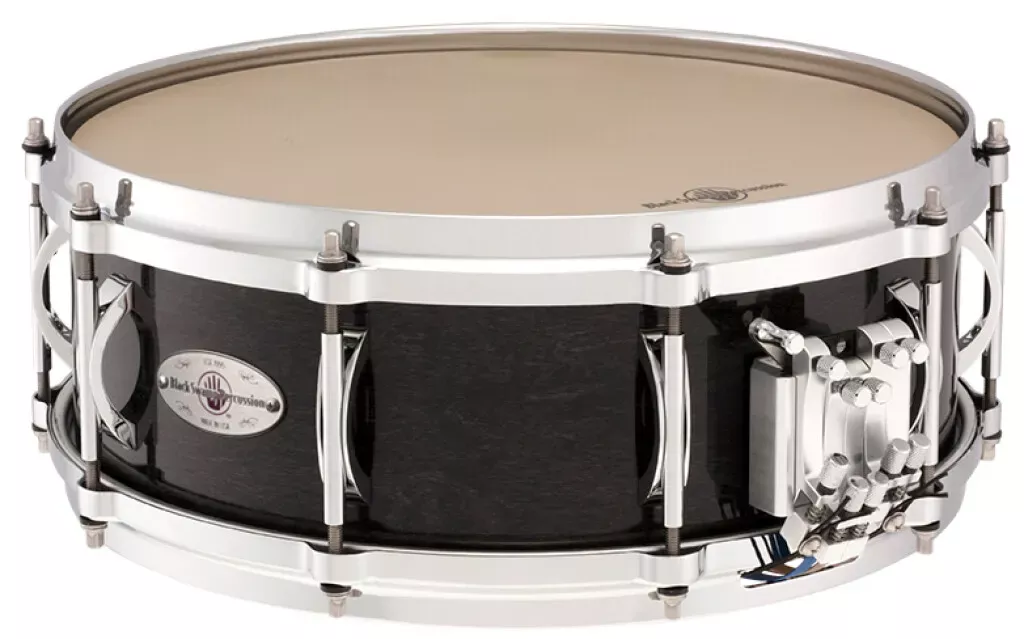 black-swamp-demo-multisonic-ms514md-cb-14x5-maple-snare-drum-black Black Swamp *DEMO* Multisonic MS514MD-CB 14x5" Maple Snare Drum, Black