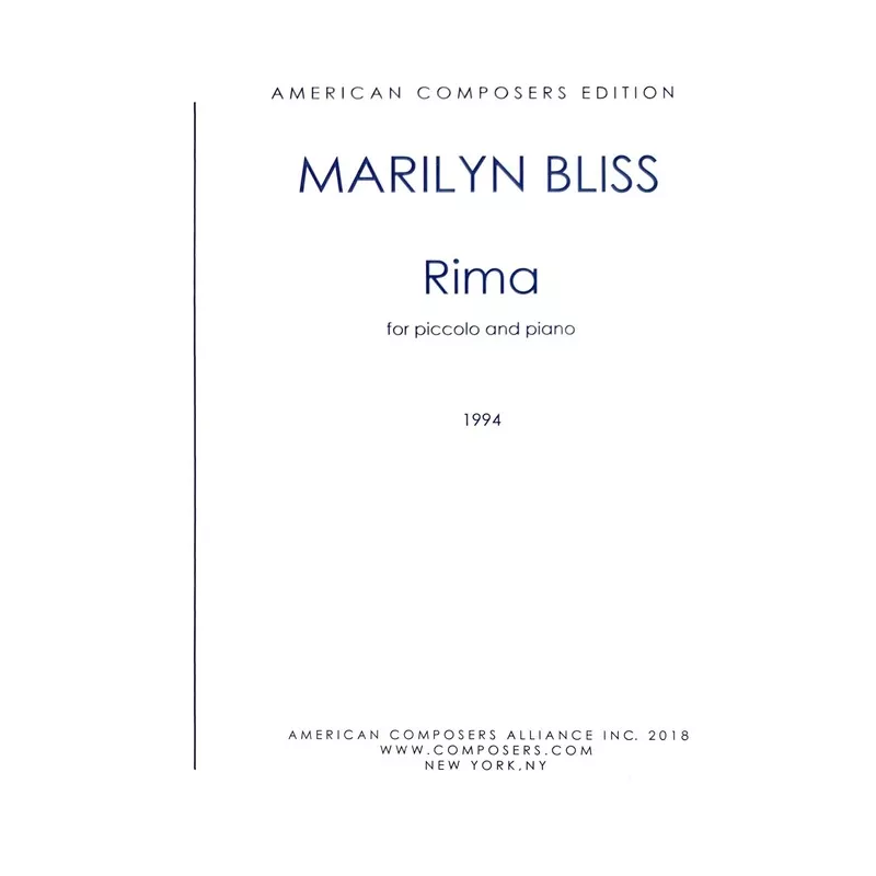 bliss-m-rima Bliss, M :: Rima