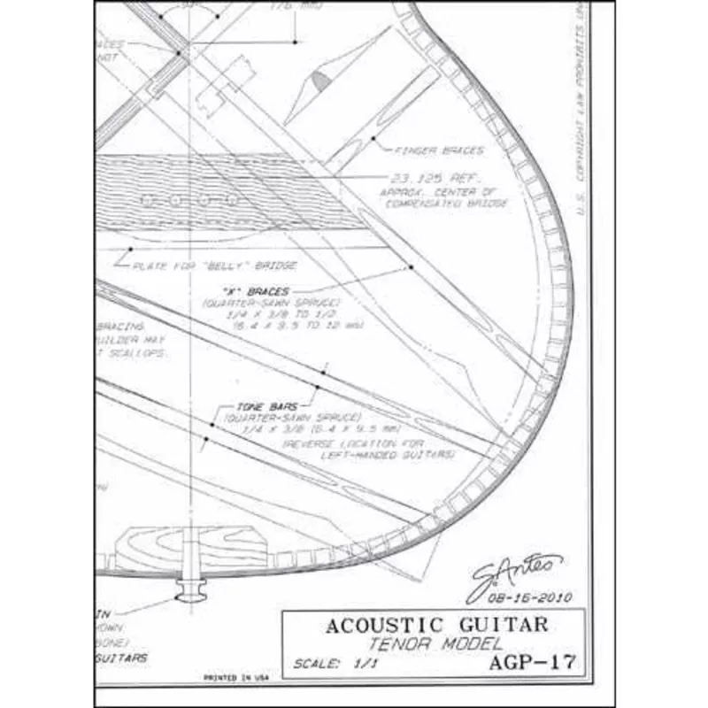 Blueprint – Tenor Guitar