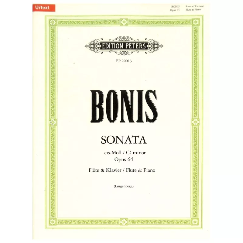 bonis-m-sonata-flute-piano-in-c-sharp-minor-op-64 Bonis, M :: Sonata for Flute and Piano in C-sharp minor Op. 64