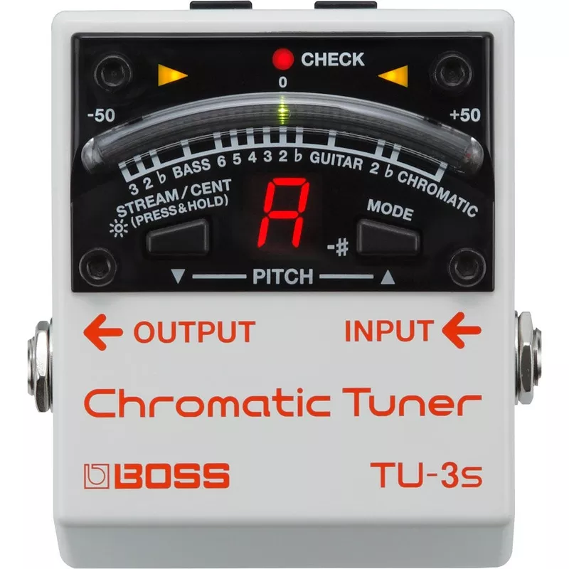 boss-tu-3s-compact-chromatic-tuner BOSS TU-3S COMPACT CHROMATIC TUNER