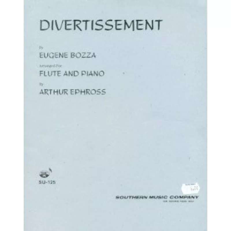 bozza-e-divertissement Bozza, E :: Divertissement