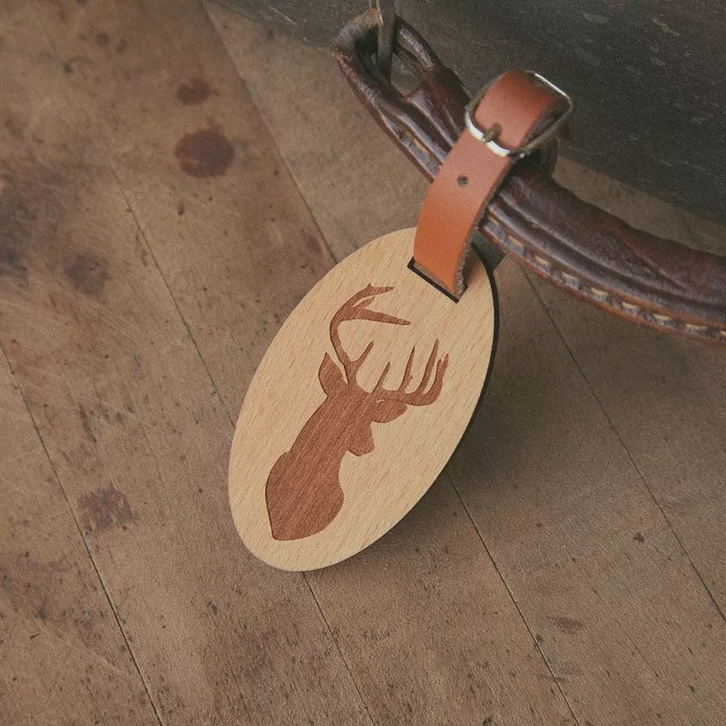 buck-wooden-oval-tag Buck Wooden Oval Tag