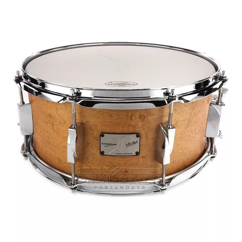 canopus-yaiba-maple-snare-drum-14-6-5-antique-natural-matte-lacquer Canopus Yaiba Maple Snare Drum 14×6.5 Antique Natural Matte Lacquer
