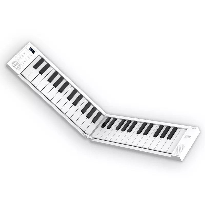 carry-on-49-key-folding-piano-white Carry-On 49 Key Folding Piano White