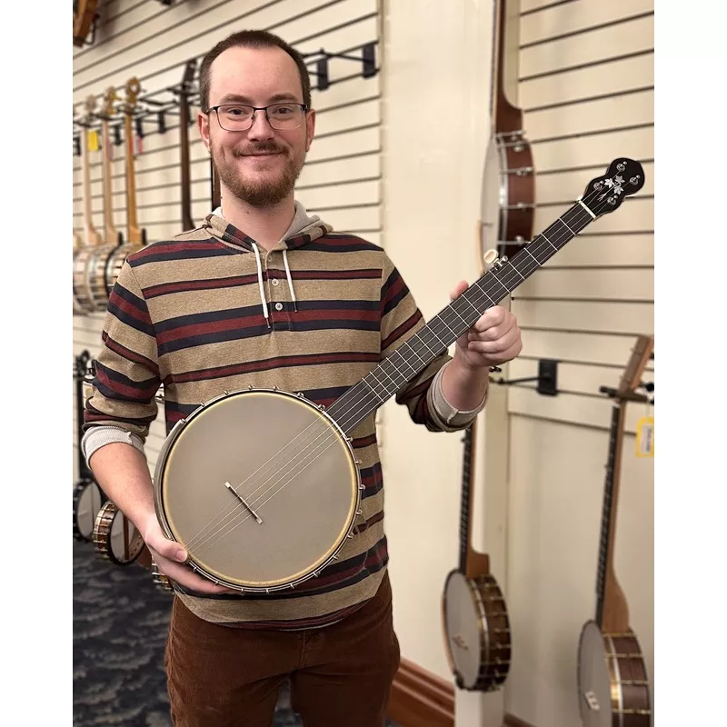 cedar-mountain-a1v-appalachian-open-back-banjo-c-2011 Cedar Mountain A1V Appalachian Open Back Banjo (c.2011)