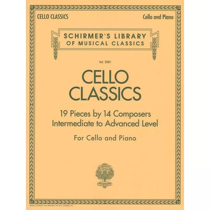 Cello Classics: 16 Pieces by 14 Composers – Schirmer Edition