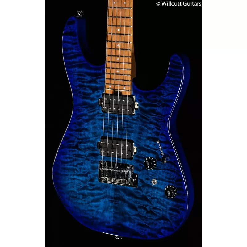 charvel-pro-mod-dk24-hh-2pt-cm-qm-chlorine-burst Charvel Pro-Mod DK24 HH 2PT CM QM Chlorine Burst