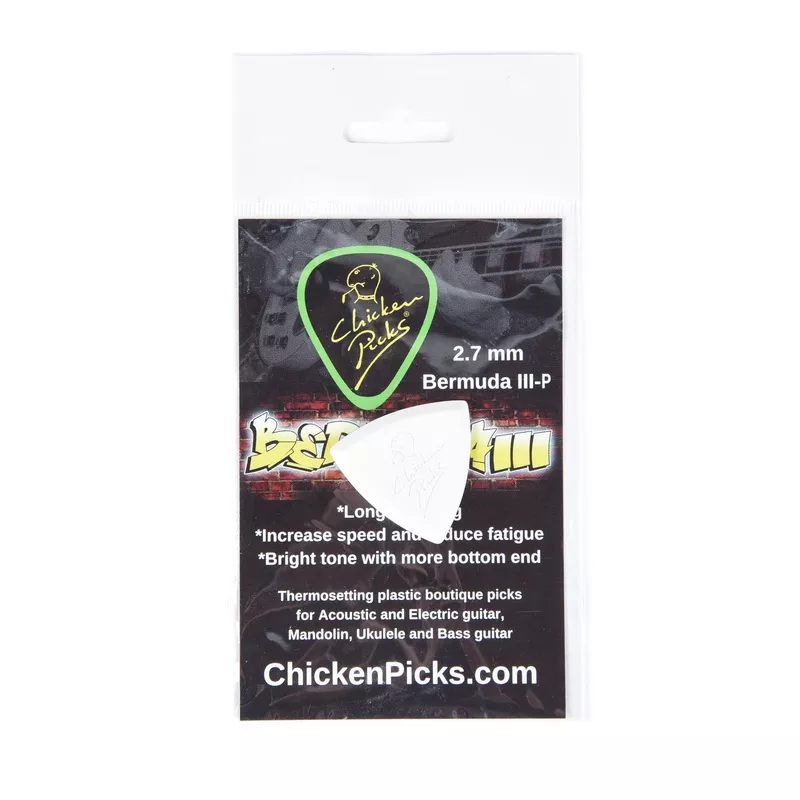 chickenpicks-bermuda-iii-2-7mm-guitar-pick-4-pack-bundle ChickenPicks Bermuda III 2.7mm Guitar Pick 4 Pack Bundle