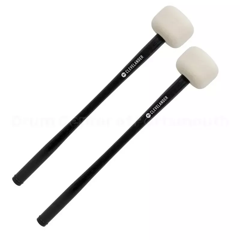 Clevelander Marching Bass Drum Mallets, Hickory, Large