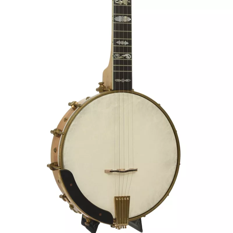 cloverlick-custom-piney-woods-model-openback-banjo-c-2006 Cloverlick Custom Piney Woods Model Openback Banjo (c.2006)