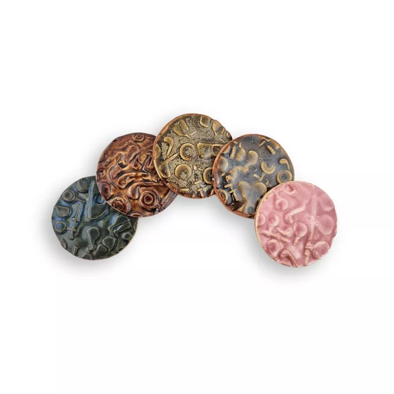 coaster-resonance-clay-by-jocelyn Coaster – Resonance Clay by Jocelyn