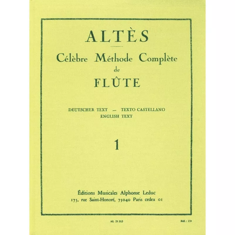complete-famous-method-flute-volume-1-studies-etudes Complete Famous Method for Flute – Volume 1 (Studies and Etudes)