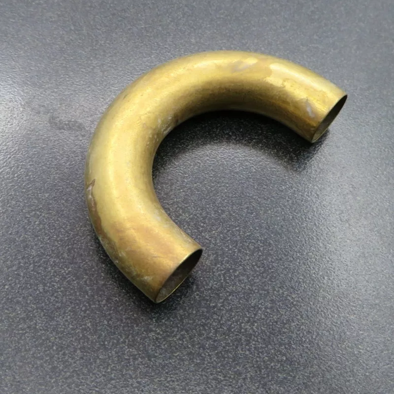 Conn/King Baritone Raw Brass Slide Assembly Crook
