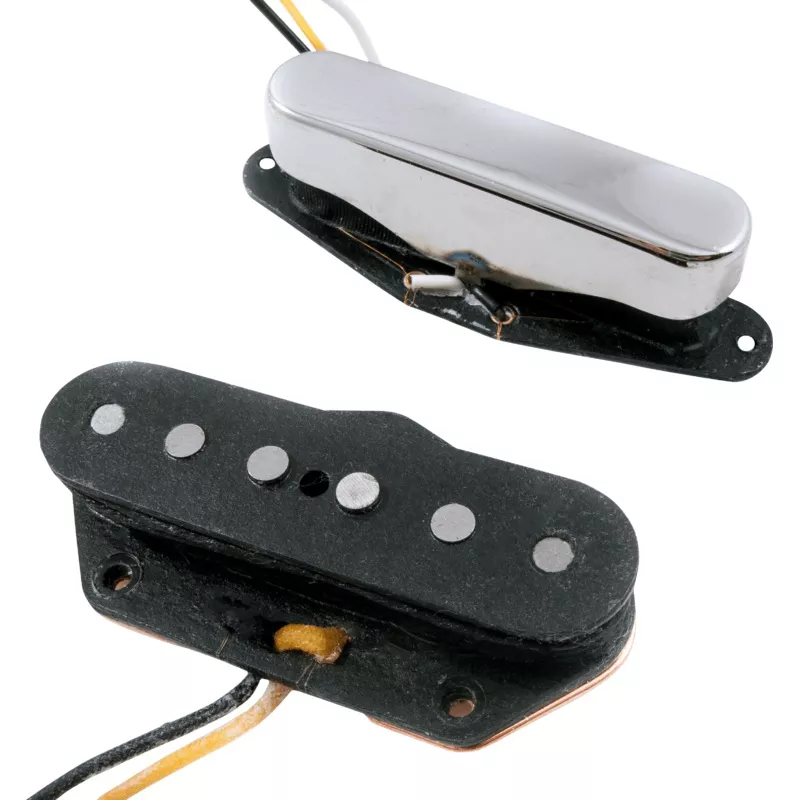 Custom Shop Twisted Tele Pickup Set Black and Chrome