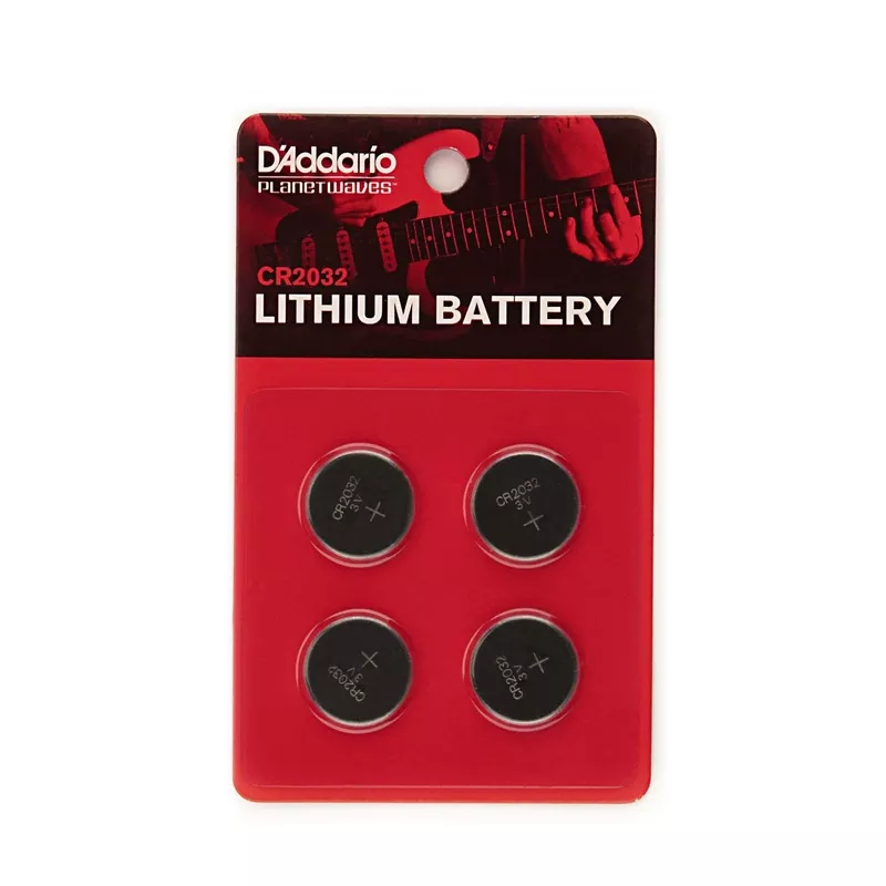 d-addario-cr2032-lithium-battery-4-pack D’Addario CR2032 Lithium Battery (4-Pack)