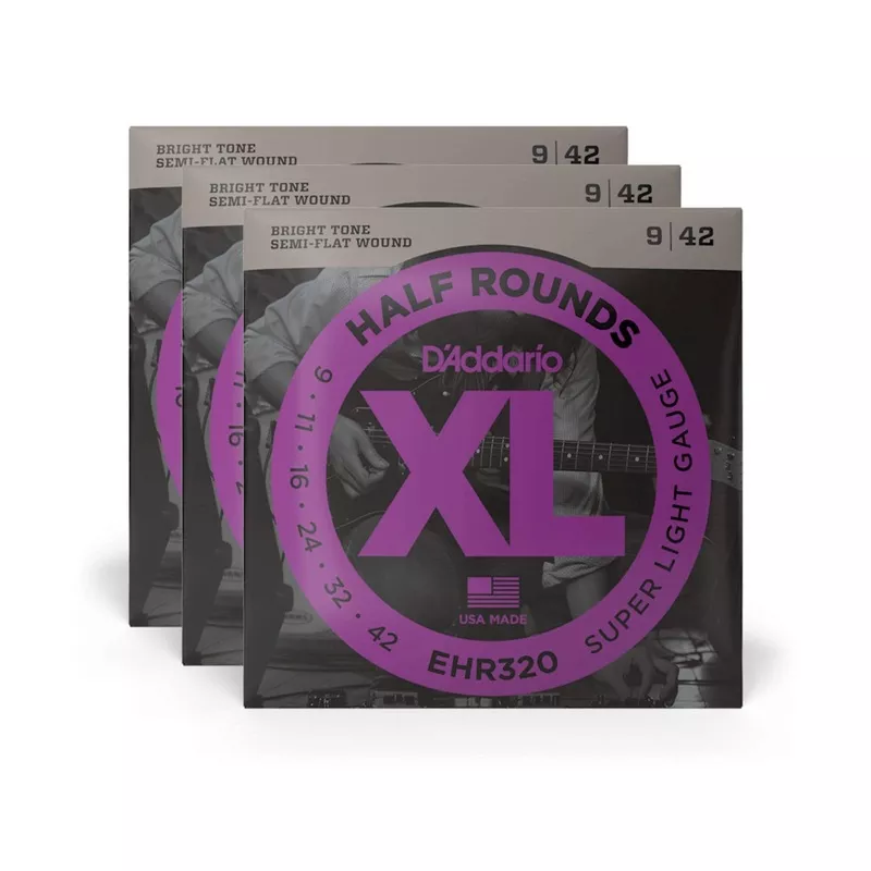 d-addario-ehr320-half-rounds-electric-super-light-9-42-3-pack-bundle D’Addario EHR320 Half Rounds Electric Super Light 9-42 3 Pack Bundle