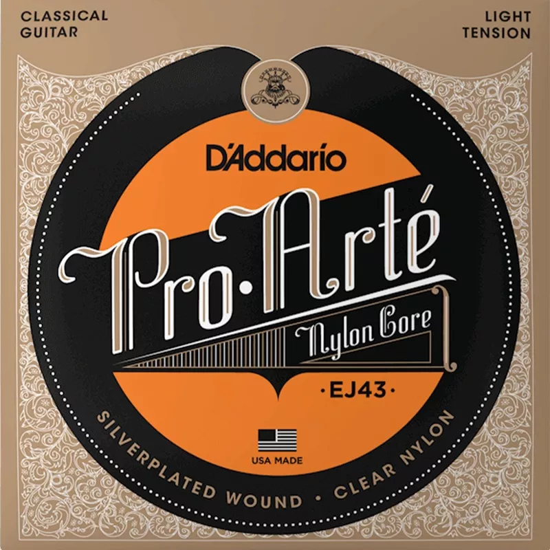 D’Addario EJ43 Pro-Art Nylon Classical Guitar String Set, Light