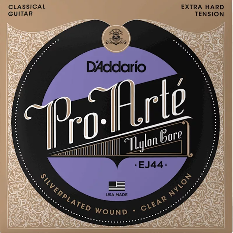 D’Addario EJ44 Pro-Art Nylon Classical Guitar String Set, Extra Hard