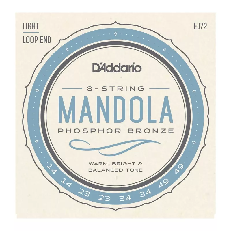 d-addario-ej72-phosphor-bronze-mandola-strings-light D’Addario EJ72 Phosphor Bronze Mandola Strings, Light