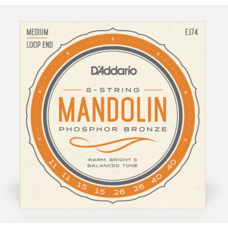 d-addario-ej74-11-40-mandolin-phosphor-bronze D’Addario EJ74 11-40 Mandolin, Phosphor Bronze