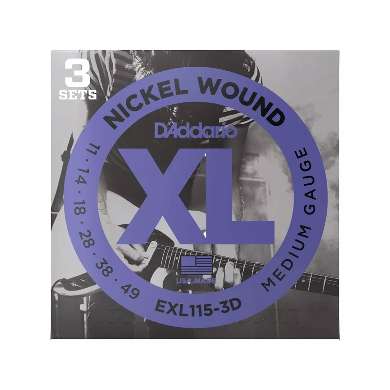d-addario-exl115-3d-electric-medium-11-49-3-pack D’Addario EXL115-3D Electric Medium 11-49 3-Pack