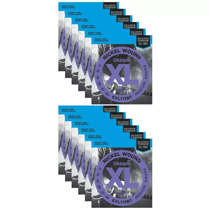 d-addario-exl115bt-balanced-tension-electric-11-50-medium-12-pack-bundle D’Addario EXL115BT Balanced Tension Electric 11-50 Medium (12 Pack Bundle)