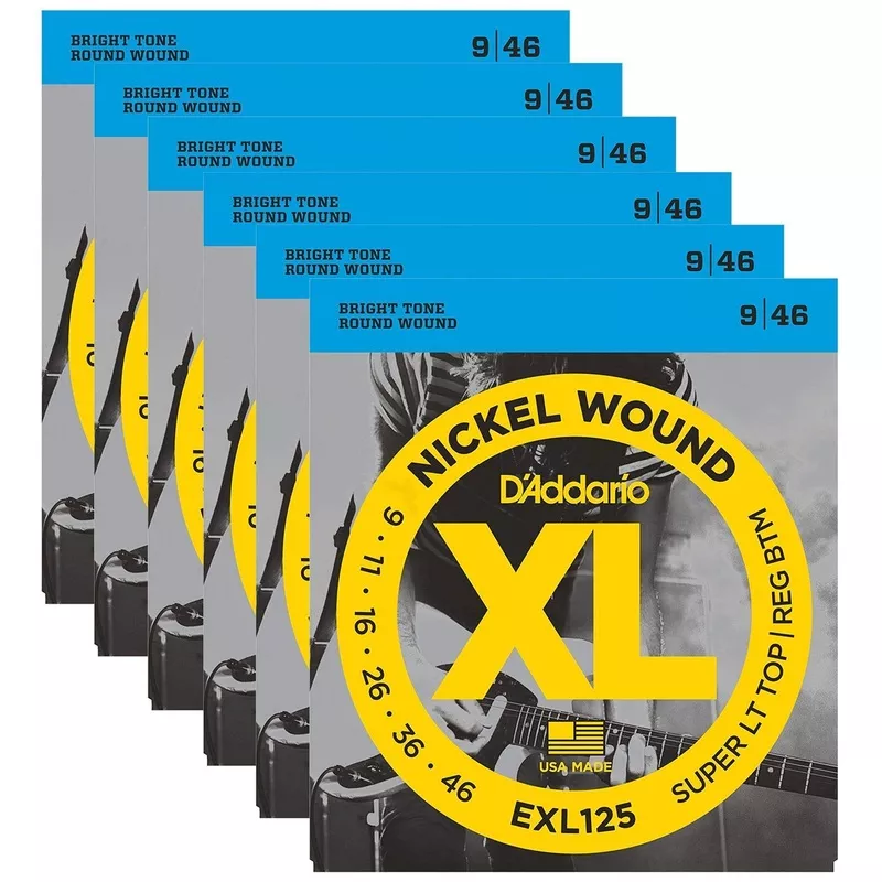 d-addario-exl125-electric-9-46-6-pack-bundle D’Addario EXL125 Electric 9-46 (6 Pack Bundle)